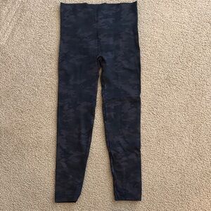 SPANX Black Camouflage Leggings